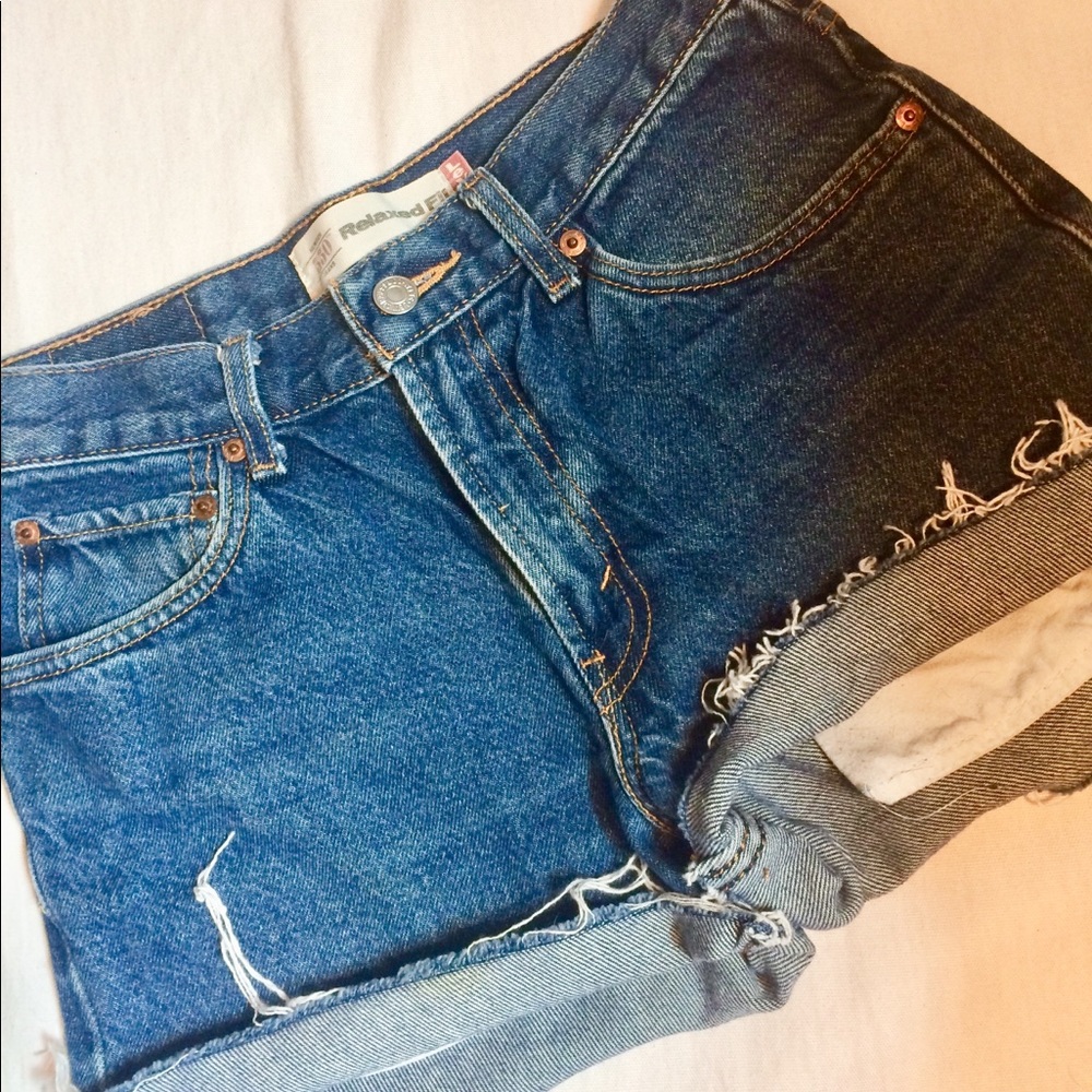 High Waisted Jean Levi Shorts